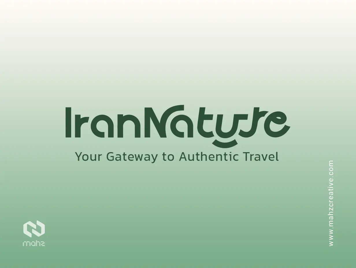 طراحی لوگو ایران نیچر | برند تور گردشگری و کوله گردی - تصویر 5